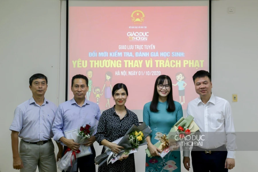 Giao lưu trực tuyến: "Đổi mới kiểm tra, đánh giá học sinh - Yêu thương thay vì trách phạt"