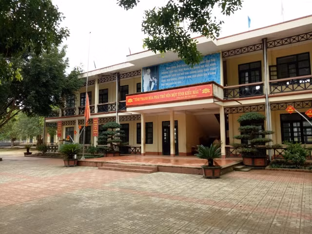 Khu nhà hai tầng- nơi xảy ra vụ việc