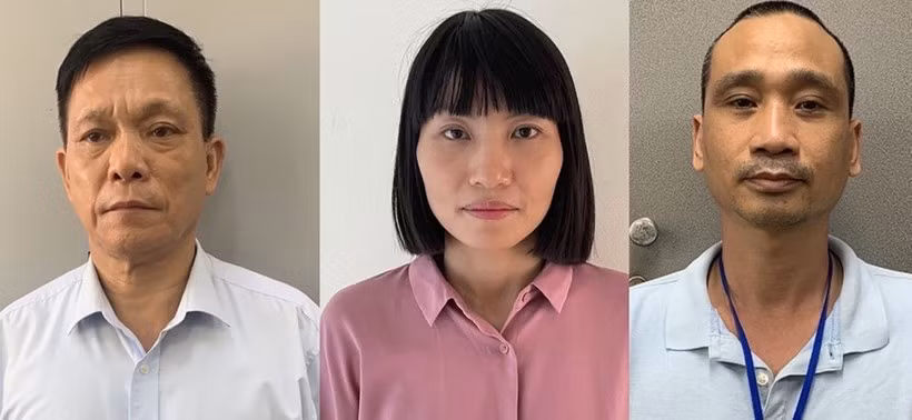 Các bị cáo có liên quan đến vụ án bị đưa ra xét xử.