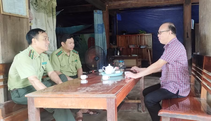 Trạm Kiểm lâm Yên Thắng (huyện Lang Chánh, Thanh Hóa) hiện nay chưa được đầu tư, xây dựng cơ sở vật chất. (Ảnh: Thế Lượng)