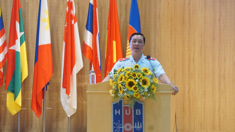 Ông Nguyễn Đức Cường, Chánh Thanh tra Bộ GD&amp;ĐT nêu phương án thanh tra, kiểm tra thi tốt nghiệp THPT năm 2024. Ảnh: Mạnh Tùng