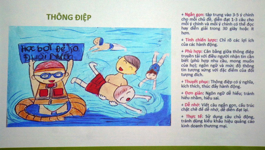 ThS Vũ Mạnh Cường nêu nêu những yêu cầu thông điệp truyền thông giáo dục sức khỏe trong trường học. Ảnh: Mạnh Tùng