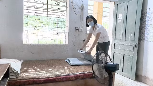 Nhiều học sinh vùng khó khăn được hỗ trợ ăn, nghỉ miễn phí.