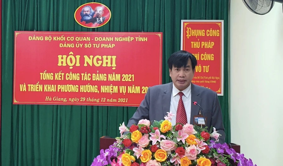 Ông Trần Hải Dương - Phó Giám đốc Sở Tư pháp tỉnh Hà Giang (Ảnh: Sở Tư pháp tỉnh Hà Giang).