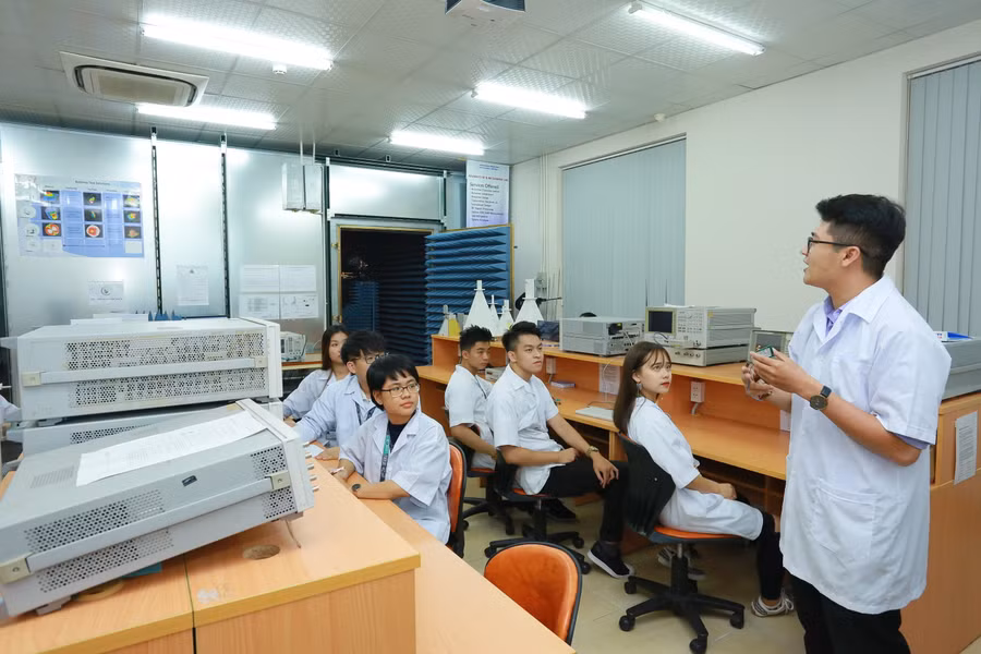 Sinh viên Trường Đại học Quốc tế (Đại học Quốc gia TPHCM). Ảnh: Nguyễn Ngọc
