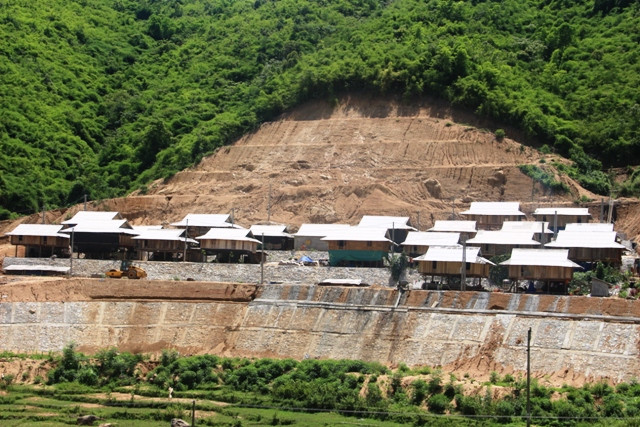 Khu tái định cư Na Chừa nhìn từ xa.