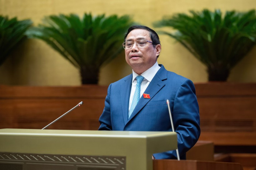 Thủ tướng Chính phủ Phạm Minh Chính trả lời chất vấn sáng 8/11. Thủ tướng Chính phủ Phạm Minh Chính trả lời chất vấn sáng 8/11.