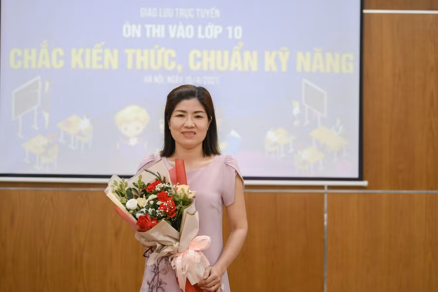 Cô Phạm Thị Ngọc Thúy - Trưởng bộ môn Lịch sử, Trường THCS Chu Văn An, quận Tây Hồ, Hà Nội