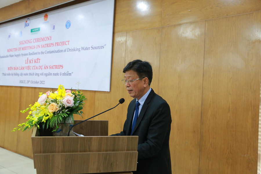 PGS.TS Phạm Duy Hòa phát biểu tại buổi lễ. PGS.TS Phạm Duy Hòa phát biểu tại buổi lễ.