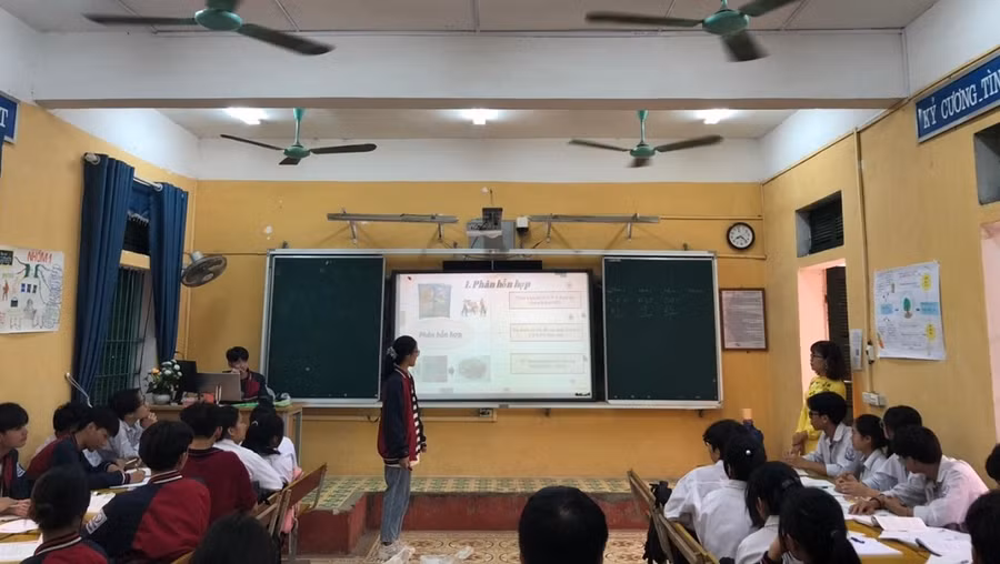 Sẵn sàng tâm lý để trò tự tin bước vào kỳ thi tốt nghiệp sắp tới. Ảnh: Trường THPT Tam Dương