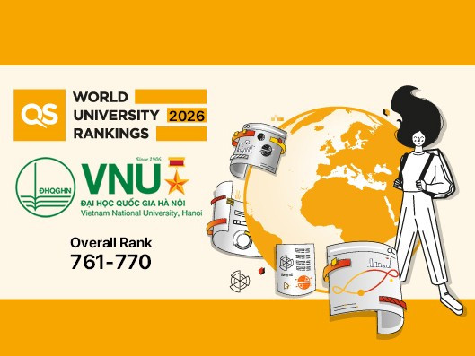 Đại học Quốc gia Hà Nội thăng hạng trong nhóm cơ sở GD đại học tốt nhất thế giới