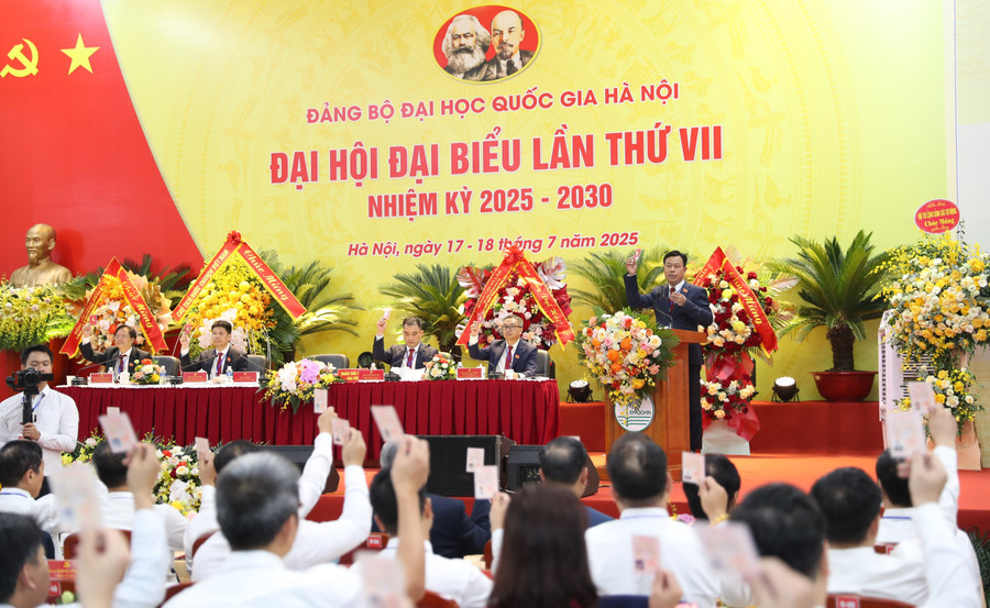 Đại hội của đổi mới sáng tạo, trách nhiệm quốc gia, phát triển đột phá.