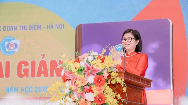 NGƯT Đào Thị Thủy, Hiệu trưởng Trường Tiểu học Đoàn Thị Điểm - Hà Nội.
