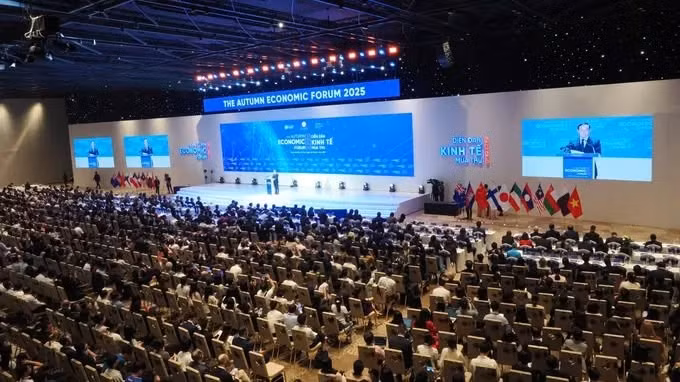 Toàn cảnh nơi diễn ra Diễn đàn Kinh tế mùa Thu năm 2025. Ảnh: M.H - A.V.