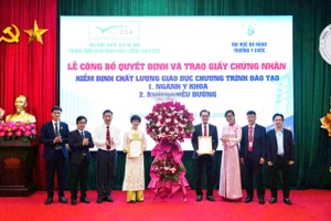 Hai chương trình đào tạo Y khoa và Điều dưỡng của Trường Y Dược, Đại học Đà Nẵng đạt chuẩn chất lượng giáo dục.