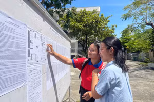 Thí sinh Đà Nẵng tham dự Kì thi tốt nghiệp THPT năm 2025. 