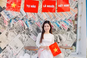 Phí Hạnh Nguyên, sinh viên lớp 21SPA02, Trường Đại học Ngoại ngữ, Đại học Đà Nẵng. 