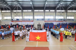 Lễ khai mạc Đại hội Thể dục thể thao sinh viên Đại học Đà Nẵng. 