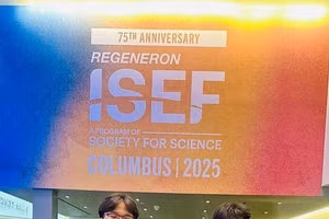 Huỳnh Huy Hưng, Nguyễn Nhật Tuấn Kiệt, Trường THPT chuyên Lê Quý Đôn Đà Nẵng đạt giải Nhì cuộc thi ISEF 2025