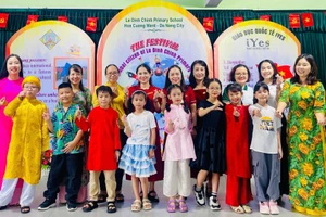 Chung kết cuộc thi “Tôi là công dân toàn cầu” của Trường Tiểu học Lê Đình Chinh.