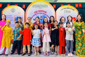 Chung kết cuộc thi “Tôi là công dân toàn cầu” của Trường Tiểu học Lê Đình Chinh.