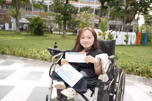 Sinh viên Đoàn Gia Khánh (Khoa Quản trị Kinh doanh, Trường Đại học Kinh tế - Đại học Đà Nẵng).