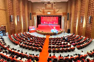 Quang cảnh buổi lễ.