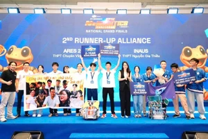 Đội ARES 2 của Trường THPT Chuyên Vĩnh Phúc xuất sắc đoạt giải Á quân cuộc thi FPTU AI & Robotics Challenge 2025.