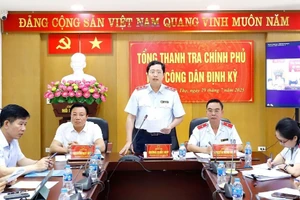 Ông Dương Quốc Huy, Phó Tổng Thanh tra Chính phủ phát biểu.