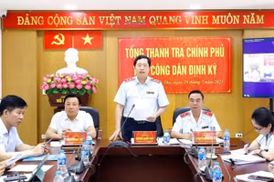 Ông Dương Quốc Huy, Phó Tổng Thanh tra Chính phủ phát biểu.