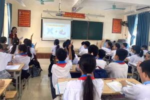 Trường THCS Kim Ngọc ứng dụng công nghệ thông tin trong dạy và học.