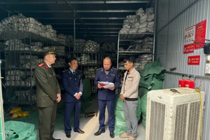 Lực lượng chức năng tỉnh Phú Thọ buộc tiêu hủy trên 5.800 đôi giày giả mạo các nhãn hiệu nổi tiếng đang được bảo hộ tại Việt Nam.