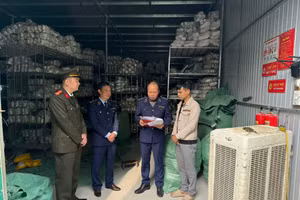 Lực lượng chức năng tỉnh Phú Thọ buộc tiêu hủy trên 5.800 đôi giày giả mạo các nhãn hiệu nổi tiếng đang được bảo hộ tại Việt Nam.