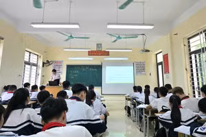 Trường THCS Phạm Công Bình ứng dụng công nghệ thông tin trong giảng dạy.