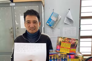 Lâm Văn Xuân tại cơ quan CSĐT. (Ảnh: CACC)