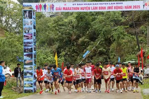 150 vận động viên tham gia Giải Marathon huyện Lâm Bình mở rộng năm 2025.