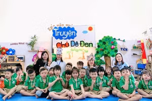 Cô giáo Cao Thị Thúy Nga - Giáo viên trường Mầm non Cao Xá 1, huyện Lâm Thao (thứ 2 từ trái sang) hoàn thành xuất sắc các nội dung thi và đạt danh hiệu "Giáo viên dạy giỏi cấp tỉnh" năm học 2024 - 2025.