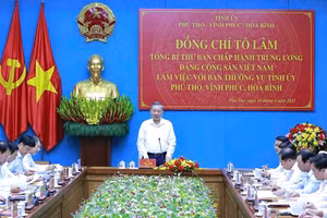 Tổng Bí thư Tô Lâm phát biểu.