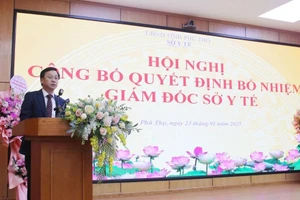 Ông Lê Quang Thọ được bổ nhiệm làm Giám đốc Sở Y tế tỉnh Phú Thọ.