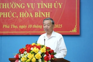 Tổng Bí thư Tô Lâm phát biểu chỉ đạo tại hội nghị.