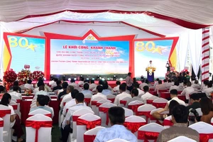 Quang cảnh lễ khánh thành.