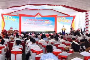 Quang cảnh lễ khánh thành.