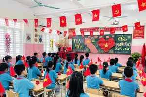 Lớp học trường Tiểu học Cao Xá "Sáng - Xanh - Sạch - Đẹp" sẵn sàng chào đón các em học sinh bước vào năm học mới 2025 - 2026.