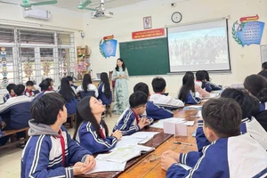 Ứng dụng công nghệ số tại Trường THCS Duy Phiên đã trở thành nền nếp giảng dạy.