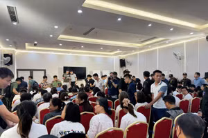 Công an tỉnh Phú Thọ kiểm tra tại thời điểm tổ chức sự kiện có nhiều người tham gia (ảnh: Công an tỉnh Phú Thọ).