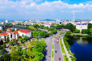 Hạ tầng đô thị phường Vĩnh Yên được đầu tư đồng bộ, hiện đại.