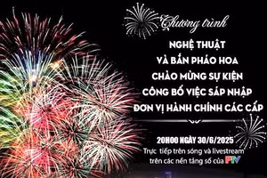 Bắn pháo hoa chào mừng sáp nhập đơn vị hành chính các cấp ở Phú Thọ