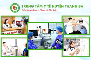 TTYT huyện Thanh Ba đáp ứng nhu cầu khám chữa bệnh của người dân.