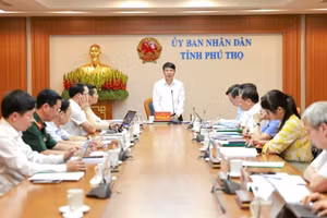 Ông Nguyễn Khắc Hiếu - Phó Chủ tịch UBND tỉnh Phú Thọ phát biểu.