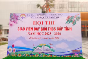 Hội thi diễn ra tại Trường THCS Tô Hiệu (phường Vĩnh Phúc) thu hút 105 giáo viên dự thi.